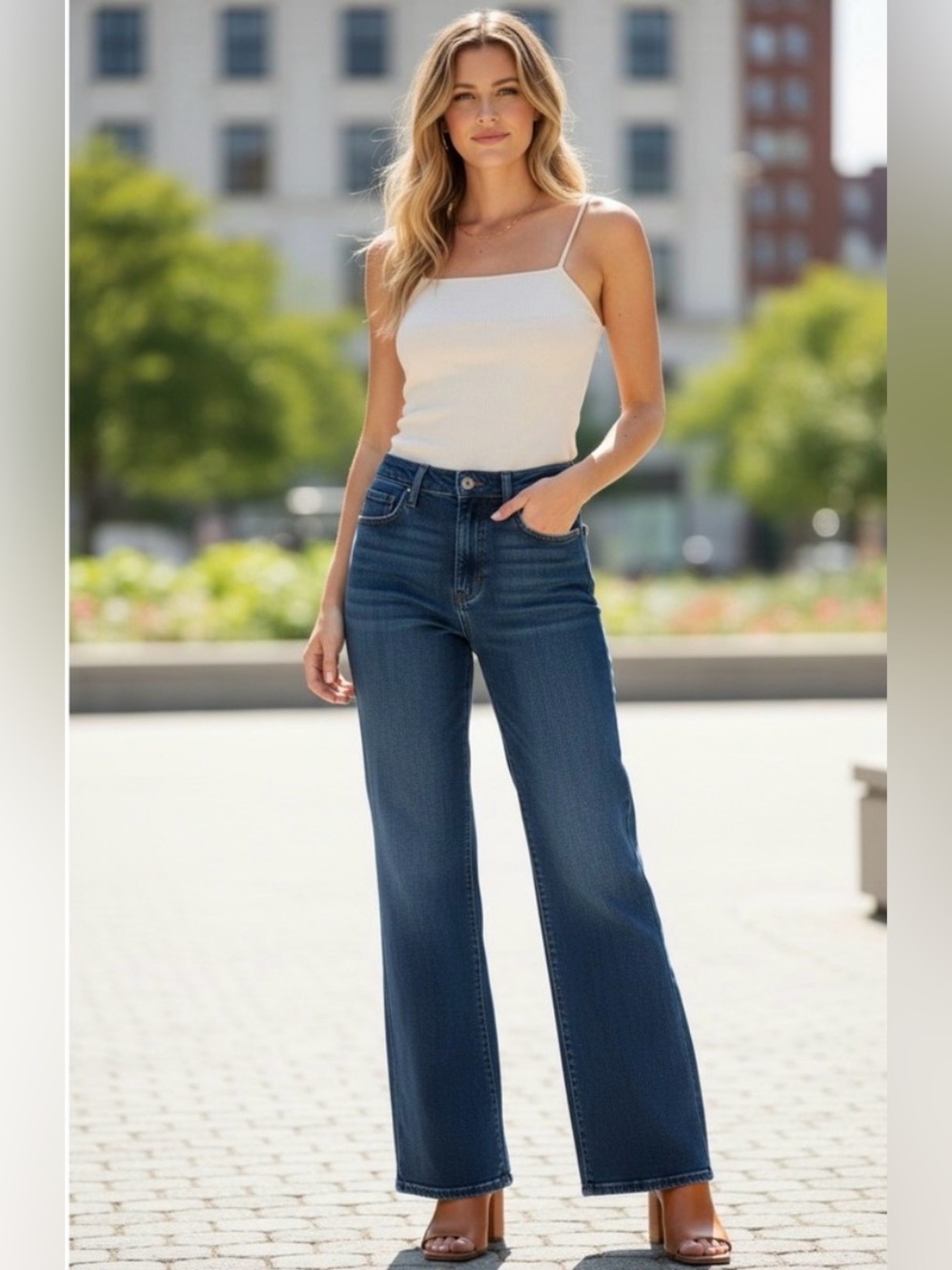 Joe’s Jeans High-Rise Leilani Wide Leg Women Jeans